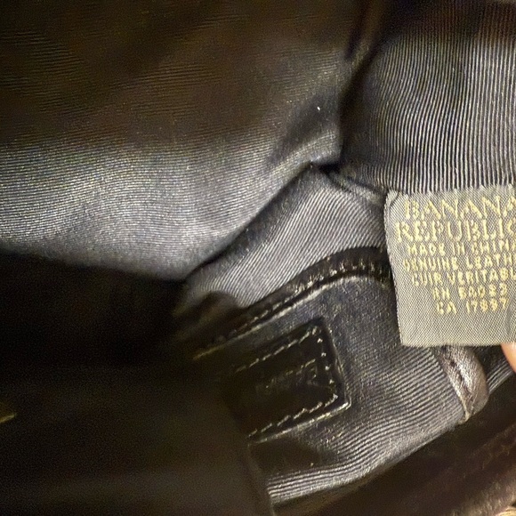 Banana Republic EUC Black Leather Tote Bag - Picture 11 of 16